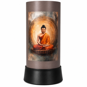 Buddha LED <b>Table</b> <b>Lamp</b> Spiritual Meditation Night Light Warm Glow Decorative Bedside Lantern Buddhist Home Temple Office Gift - Product Image 1