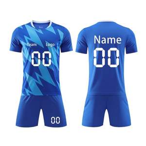 Camiseta de Fútbol para Hombre de Alta Calidad, Poliéster, Corta, Transpirable, Ligera, Uniforme de Entrenamiento Personalizable con Nombres de Equipo, Equipación de Fútbol - Product Image 4