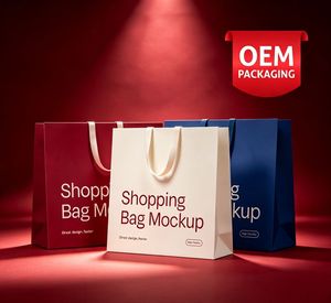 Bolsas de Papel Personalizadas con Relieve para Marcas de Ropa, Bolsas de Papel Personalizadas para Vestidos, Ropa y Boutiques al por Mayor - Product Image 3