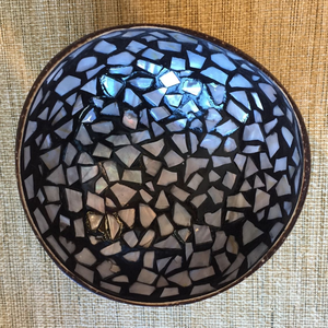 Bol de noix de coco le moins cher disponible en laque colorée parfait pour les commandes de vaisselle écologique en vrac et les entreprises de cadeaux - Product Image 6