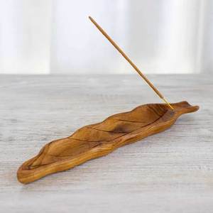 Stylish Handmade Wooden Incense Stick Holder Incense Burner Ash Catcher <b>Tray</b> for Homes Office Meditation Aromatherapy Accessory - Product Image 1