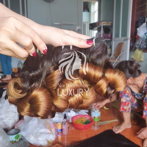 มัดผมฟันเด้งและเด้งผมคนผมบริสุทธิ์สำหรับต่อผม100% เรมี่ขายส่ง - Product Image 3