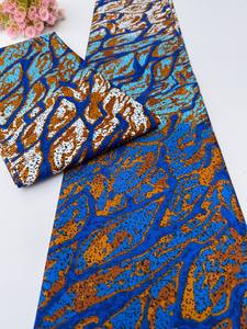 ผ้าฝ้ายสไตล์แอฟริกันพิมพ์ลายขี้ผึ้งและอังการา OEM สำหรับชุดเสื้อผ้ากระเป๋าเครื่องประดับเหมาะสำหรับการสร้างแบรนด์การเมืองโมร็อกโก - Product Image 5