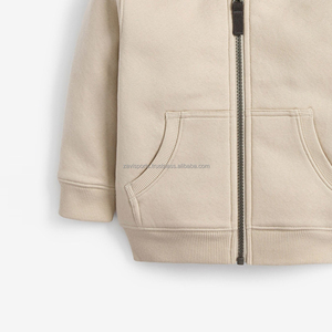 เสื้อกันหนาวมีฮู้ดแบบสวมหัวสำหรับเด็กวัยหัดเดินแบบมีฮู้ดสำหรับเด็กวัยหัดเดินแบบมีคอขนแกะมีซิปออกแบบได้ตามต้องการ - Product Image 4