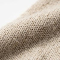 Pull en cachemire et laine pour homme, col rond, tricot vintage, tricot d'hiver