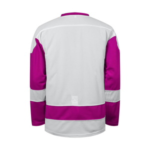 Maillot de hockey sur glace de qualité professionnelle, numéros et nom personnalisés, couleurs d'équipe, tissu doux, pour les matchs de ligue et l'entraînement - Product Image 3