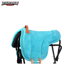 Selle de cheval en cuir véritable à prix raisonnable, polyvalente, durable, pour le saut d'obstacles et le dressage équestre - Product Image 1