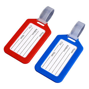 Étiquettes de bagages en plastique OEM 2026 à prix abordable, personnalisables avec logo, étiquettes de bagages vierges pour sublimation - Product Image 3