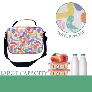 Portable 600D Thermal Cooler Bag Custom Logo Leakproof Insulated Tote for Women and Kids for Office and Lunch Storage - Product Image 4