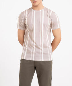 T-shirt ample à manches courtes pour homme, 100 % coton, tissu tricoté de haute qualité, motif élégant, prix attractif - Product Image 1