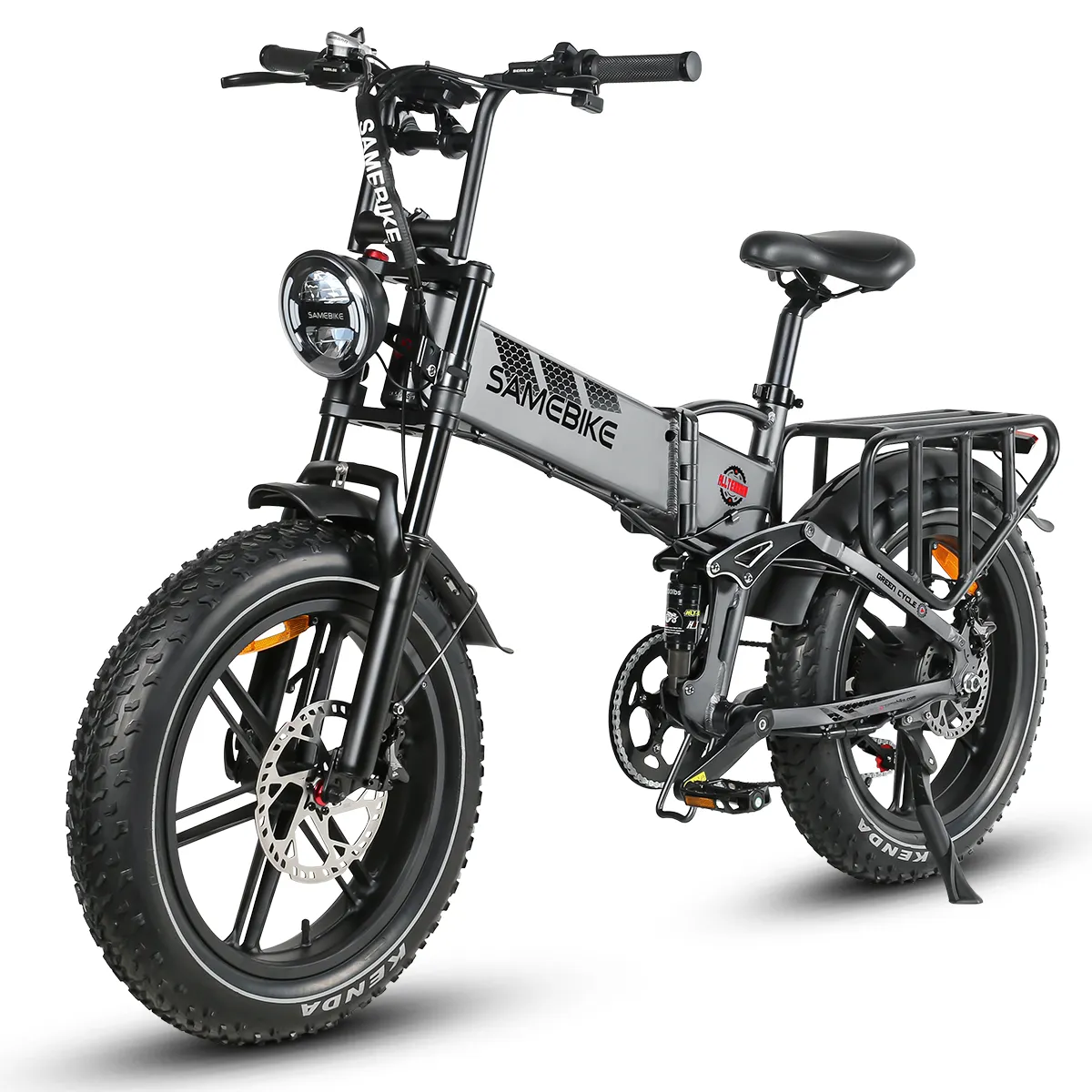 hot selling 40km/h high speed SAMEBIKE RS-A02 1200W 20 inch folding ebike fat tire e bike 1000watts electric hybrid bike bicycle