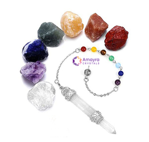 Agate RAW Stone Seven Chakra Healing <b>Kits</b> Customization Box Six Different Sets Home Decoration Wholesale Amayra Crystals - Product Image 6