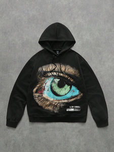 Sudaderas con Capucha para Hombre, Ropa Urbana de Alta Calidad, Sudadera con Capucha y Logotipo Personalizado, Sudadera Lisa de Algodón 100% para Hombre - Product Image 6