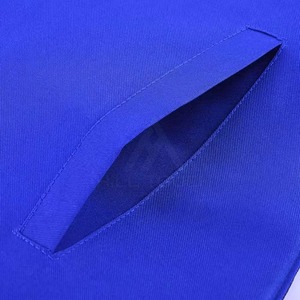 Delantal Masónico Blanco Single Star Trader con Ribete Naranja y Azul, Símbolo de Compás Cuadrado Bordado, Accesorio de Vestimenta Formal MR-1003 - Product Image 3
