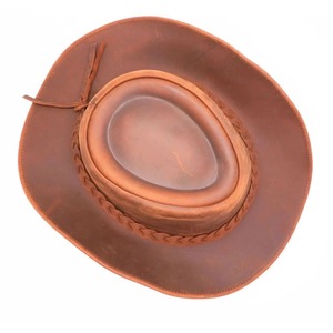 Chapeau de cowboy unisexe en maille ventilée, respirant, en toile, à large bord, style western, pour l'été et la pêche - Product Image 4