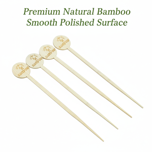 ไม้ไผ่สำหรับชงชาและคนชา เป็นมิตรต่อสิ่งแวดล้อม ใช้ซ้ำได้ เป็นอุปกรณ์เสริมสำหรับคนรักชาที่รักษาสิ่งแวดล้อม - Product Image 5