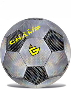 Ballon de football en PVC de taille 5 pour adultes unisexe, haute durabilité, logo personnalisé imprimé, football professionnel pour jouer dans la rue, haute qualité - Product Image 4