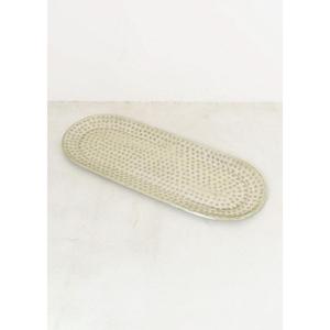 Decorative Silver <b>Tray</b> Oval Shape Handmade <b>Trays</b> For Serving Food Snacks Drinks Tableware Display Metal <b>Tray</b> Modern Design - Product Image 1