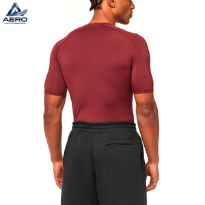 Custom Printed <b>Mens</b> <b>Compression</b> Shirt <b>Shorts</b> Set Outdoor Running Cycling Base Layer Tight Gym Fitness Workout Apparel - Product Image 2