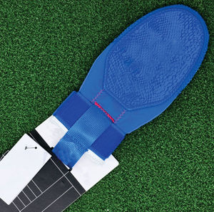 KATBROS INDUSTRIES <b>Blue</b> Baseball Palm Protector with Adjustable Strap and Patch Design Right Handed <b>Throw</b> Breathable Woven - Product Image 2