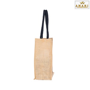 Bolsa de Yute Ecológica con Estampado de Mandala, Bolsa de Mano Natural Reutilizable para Compras y Regalos al Mejor Precio - Product Image 2