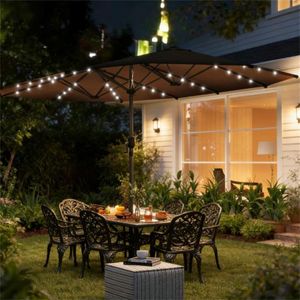 Ombrellone da Giardino e Terrazzo per Cortile, Caffè e Patio - Ombrelloni e Basi - Product Image 1