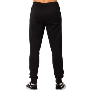 Custom Men Side Letter <b>Fleece</b> <b>Trousers</b> Drawstring Waist Tapered Fit Cuffed Casual Streetwear Pants OEM Clothing Factory Supplier - Product Image 1