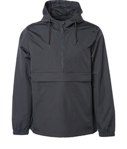 Veste coupe-vent unisexe personnalisée, imperméable, légère, pour l'extérieur, avec capuche et col montant, rembourrée en coton - Product Image 6