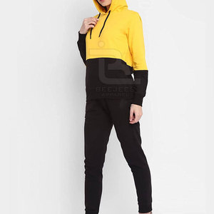 Survêtement pour femmes de qualité supérieure, design deux pièces, manches longues, créez votre propre survêtement pour femmes - Product Image 3