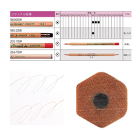 Ensemble de crayons en bois haute performance Mine souple et dure Papeterie scolaire artisanale de qualité supérieure Jumbo Fournisseurs de gros uniques