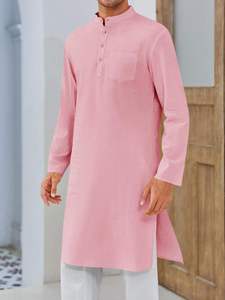 Conjunto de Kurta y Pijama para Hombre de Alta Calidad, Directo de Fábrica, Talla Personalizada, Proveedor de Ropa Islámica al por Mayor, Nueva Llegada 2026 - Product Image 6