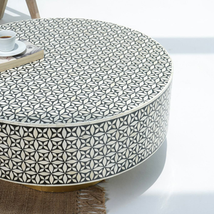 Table basse en os incrusté de haute qualité, élégante pièce maîtresse pour la décoration du salon, table basse en os incrusté artisanale - Product Image 6