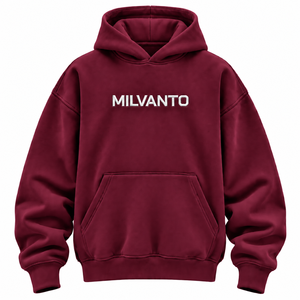 Sweat à capuche oversize personnalisé brodé crème pour hommes et femmes – Qualité supérieure, épais, à épaules tombantes - Product Image 3