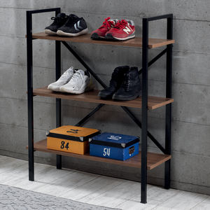 Étagère métallique industrielle moderne à cinq niveaux Berfa, structure en acier robuste, design sans dossier, utilisation commerciale et résidentielle - Product Image 2