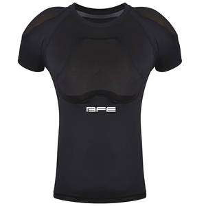 Camiseta de Protección para Motocicleta de Alta Calidad, Color Negro, Manga Corta, Poliéster y Spandex, Camiseta Interior Protectora para Motocross con Servicio OEM - Product Image 1