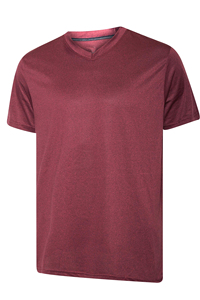 Camiseta de Manga Corta con Cuello en V para Hombre, Color Sólido, Tejido de Punto, Corte Regular, Estilo Casual - Product Image 5