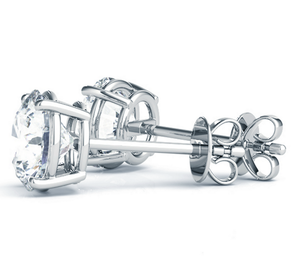 Bracelet tennis classique en or 10 carats à quatre griffes et motif panier rond - Product Image 2