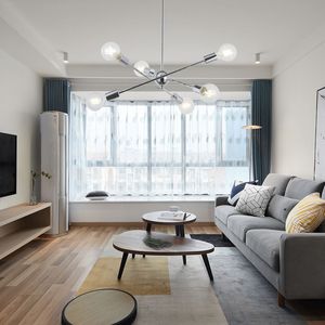 Moderne 6-licht Chroom Sputnik Kroonluchter Midden Eeuw Hangende Verlichting Goud Plafond Armaturen Voor Hal Bar Keuken Eetkamer - Product Image 5