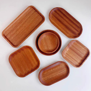Wooden <b>Tray</b> Bread Plate Buffet Plate <b>Baking</b> Hotel <b>Tray</b> - Product Image 6