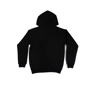 Añade tus logotipos personalizados en sudaderas negras de corte regular, color sólido, tela informal, manga larga - Product Image 1