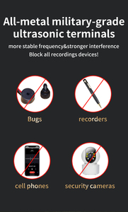 Âm thanh video antijammer chặn giọng nói gián điệp thiết bị wiretap Scrambler - Product Image 3