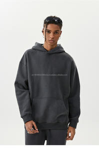 Sweat-shirts unisexes en coton personnalisés de luxe, sweat-shirts vierges de haute qualité, sweat-shirts à capuche surdimensionnés - Product Image 3