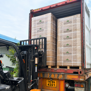 Bulk <b>Palletized</b> 5Kg Biodegradable Cocopeat Blocks Shrink <b>Wrapped</b> Low EC Coir Pith Garden Use High Volume Export Manufacturer - Product Image 1