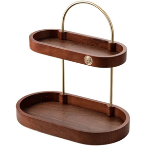 Support à gâteau rond en acier inoxydable avec base en forme de figure humaine pour une présentation élégante lors de mariages et d'anniversaires - Product Image 3