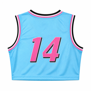 Camiseta de Fútbol Americano para Mujer, Sin Mangas, de Malla, Estilo Retro, Ropa Deportiva, Moda Urbana, Proveedor de Marca Privada - Product Image 2