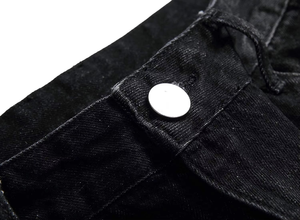 Jeans de Mezclilla para Hombre, Corte Recto, Lavado Claro, Cintura Media, Casual, Transpirable, Tejido Elástico, Corte Regular - Product Image 6