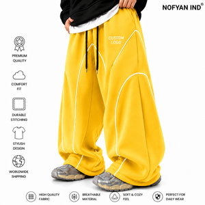 OEM ODM Supplier Sweatpants Custom Oversized <b>Baggy</b> Sweatpants Manufacturer Wholesale Heavyweight Cotton Wide Leg <b>Joggers</b> - Product Image 1