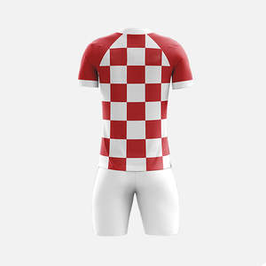 Conjunto de Uniforme de Fútbol Personalizado con Nombre y Número Impresos, Transpirable, de Secado Rápido, Ligero, para Entrenamiento y Partidos - Product Image 2