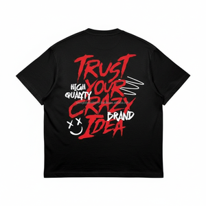 <b>Men's</b> Drop Shoulder T-<b>Shirt</b> Oversized Printed Breathable Custom OEM Wholesale - Product Image 2