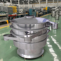 Máquina de Cribado Vibratoria Ultrasónica de Alta Frecuencia Motorizada Runnest, Construcción de Acero Inoxidable para Alimentos y Líquidos